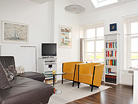 Wohnzimmer Ansicht - Ferienwohnung »Amtmannshaus - FeWo Pewsum« in Greetsiel - Schatthauser Weg 2 a | FeWo 16 - Objekt ID 16030
