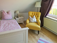 Schlafzimmer Ansicht - Ferienhaus »AnnElli« in Greetsiel - Wangerooger Weg 3 a - Objekt ID 16137