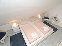 Schlafzimmer Ansicht - Ferienhaus »Deichkieker« in Greetsiel - Dollartstr. 12 - Objekt ID 16140