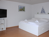 Schlafzimmer Ansicht - Ferienhaus »Meeresbrise« in Greetsiel - Kapitänsring 38 b - Objekt ID 16160