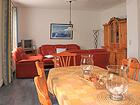 Wohnzimmer Ansicht - Ferienhaus »Altes Zollhaus« in Greetsiel - Kleinbahnstr. 8 b - Objekt ID 15088