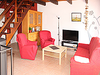 Wohnzimmer Ansicht - Ferienhaus »Grafte« in Visquard - An der Grafte 8 - Objekt ID 16069