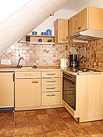 Küchen Ansicht - Ferienwohnung in Greetsiel - Krabbenweg 3 | FeWo 3 - Objekt ID 16012