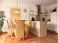 Küchen Ansicht - Ferienwohnung in Greetsiel - Krabbenweg 11 a | FeWo 4 - Objekt ID 16126