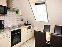 Küchen Ansicht - Ferienwohnung in Greetsiel - Schollenweg 8 | FeWo 1 - Objekt ID 16242