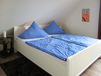 Schlafzimmer Ansicht - Ferienwohnung »Katys Kajüte« in Greetsiel - Krabbenweg 15 | FeWo 5 - Objekt ID 16072