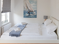 Schlafzimmer Ansicht - Ferienwohnung »Mooi Tied 1« in Greetsiel - Katrepel 30 | FeWo 1 - Objekt ID 16105