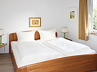 Schlafzimmer Ansicht - Ferienwohnung »Seezunge EG« in Greetsiel - Seezungenweg 20 b | FeWo 1 - Objekt ID 16113