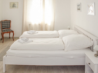Schlafzimmer Ansicht - Ferienwohnung »Jan Dollart 1« in Greetsiel - Kleinbahnstr. 9 - Objekt ID 16195