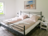Schlafzimmer Ansicht - Ferienwohnung »Knutt 1« in Greetsiel - Schollenweg 15 - Objekt ID 16198