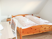 Schlafzimmer Ansicht - Ferienwohnung »Klipper«  in Greetsiel - Seezungenweg 16 | FeWo 4 - Objekt ID 16203