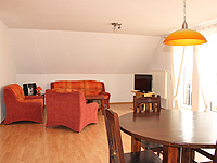 Wohnzimmer Ansicht - Ferienwohnung in Greetsiel - An der Brigg 16 | FeWo 1 - Objekt ID 15076