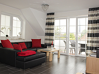 Wohnzimmer Ansicht - Ferienwohnung »De Moehlenkieker« in Greetsiel - Edzard-Cirksena-Str. 35 | FeWo 2 - Objekt ID 16002