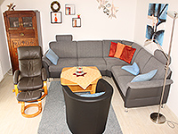 Wohnzimmer Ansicht - Ferienwohnung in Greetsiel - Schollenweg 11 - Objekt ID 16028