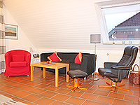 Wohnzimmer Ansicht - Ferienwohnung »Scholle 10« in Greetsiel - Schollenweg 10 - Objekt ID 16095