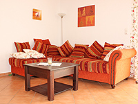 Wohnzimmer Ansicht - Ferienwohnung in Greetsiel - Nordseestr. 43 a | FeWo 1 - Objekt ID 16107