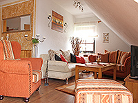 Wohnzimmer Ansicht - Ferienwohnung in Greetsiel - Krabbenweg 11 a | FeWo 4 - Objekt ID 16126