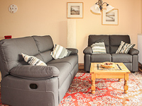 Wohnzimmer Ansicht - Ferienwohnung »Achter't Diek« in Greetsiel - Leybuchtpolder - Zur Hohen Plate 7 | Fewo 2 - Objekt ID 16148