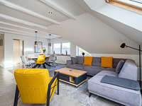 Wohnzimmer Ansicht - Ferienwohnung »Kajüte 3« in Greetsiel - Kalvarienweg 6 | FeWo 3 - Objekt ID 16184
