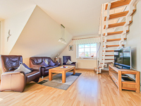 Wohnzimmer Ansicht - Ferienwohnung »Seeschwalbe« in Greetsiel - Seezungenweg 32 | FeWo 4 - Objekt ID 16239