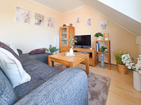 Wohnzimmer Ansicht - Ferienwohnung »Deichzeit« in Greetsiel - Greetsieler Nacken 21 - Objekt ID 16253