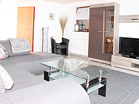Wohnzimmer Ansicht - Ferienwohnung in Uttum - Emsgaustraße 33 - Objekt ID 16061
